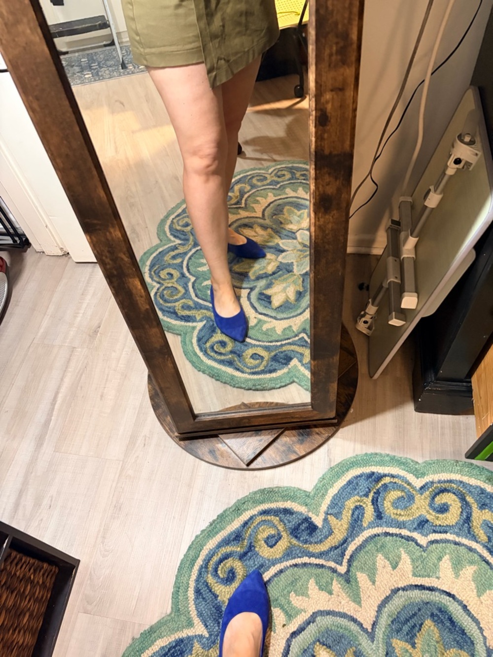 Banana Republic Women's Royal Blue Flats or free with purchase